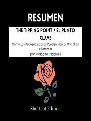cover image of RESUMEN--The Tipping Point / El Punto Clave